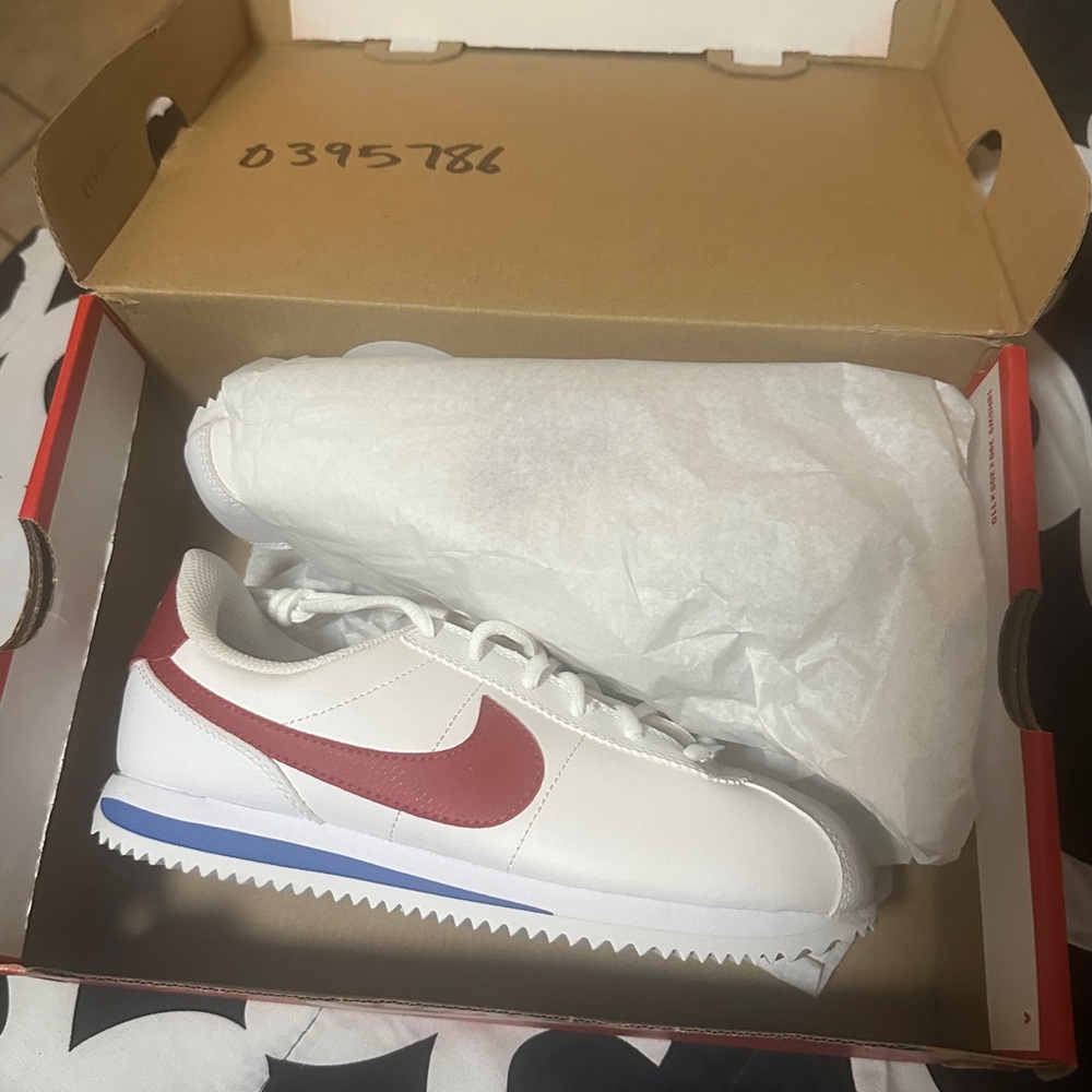 Nike Cortez forest gump White and Red Sneakers